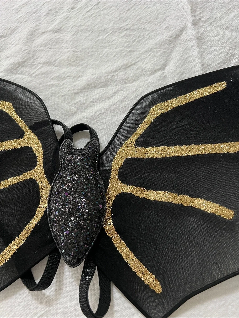 Kids Halloween Costume Bat Wings with Glitter